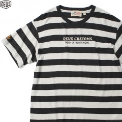 DEUS EX MACHINA HEMP STRIPE TEE (PHANTOM STRIPE)