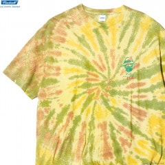 RADIALL MR.EASY - CREW NECK T-SHIRT S/S (YELLOW TIE-DIE) [RAD-22SS-TEE011]