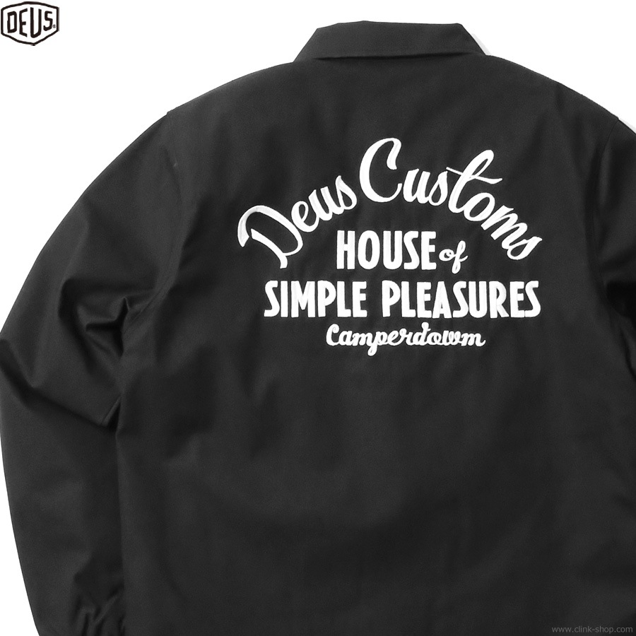 DEUS コーチジャケット　Sサイズ　浅草限定 DMW46821E.Tokyo_Coach.Black.