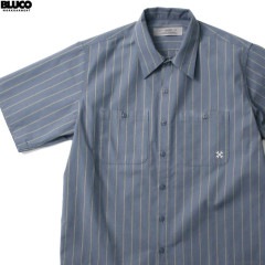 BLUCO STANDARD WORK SHIRT S/S (S.BLUE.STP) [0108-3A01]