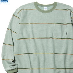 RADIALL EL CAMINO - CREW NECK T-SHIRT L/S (SAGE GREEN) [RAD-23S-CUT004]