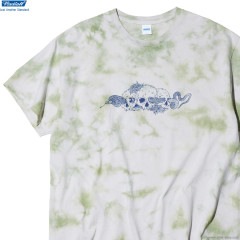 RADIALL SUZUME - CREW NECK T-SHIRT S/S (GREEN TIE-DYE) [RAD-23SS-SPOT-TEE002]