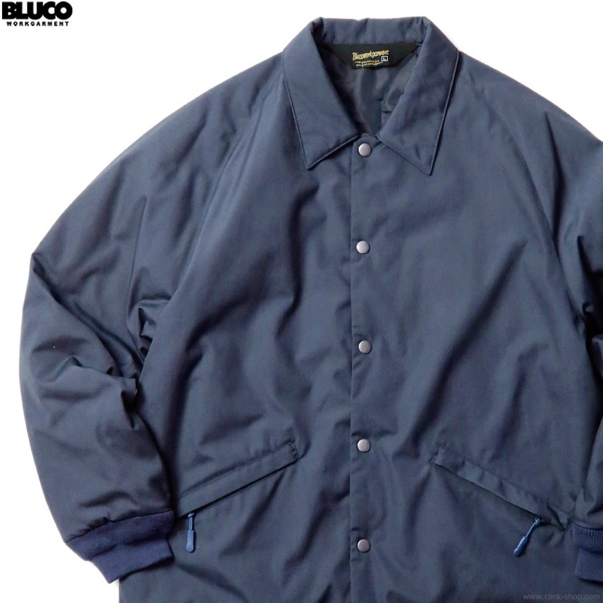 ブルコ　QUILTING COACH JACKET Lサイズ　ネイビー BLUCO【ブルコ】QUILTING COACH JACKET | BETTON CLOTHING