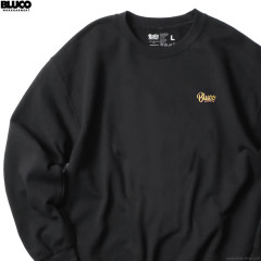 BLUCO SWEAT SHIRT -Script- (BLACK) [1213]