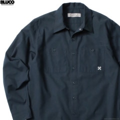 BLUCO STANDARD WORK SHIRTS L/S (NAVY) [0109]
