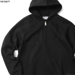 CARHARTT WIP HOODED CHASE JACKET (BLACK)