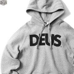 DEUS EX MACHINA ALL CAPS HOODY (GREY MARLE)