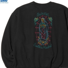 RADIALL SANTA MADRE - CREW NECK SWEATSHIRT L/S (BLACK) [RAD-23AW-CUT013]