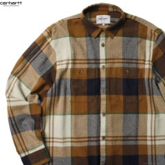 CARHARTT WIP L/S DELLINGER SHIRT (BEAVER)