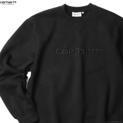 CARHARTT WIP CARHARTT SWEATSHIRT (BLACK/BLACK)