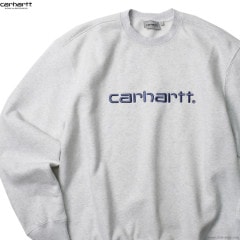 CARHARTT WIP CARHARTT SWEATSHIRT (ASH HEATHER/LIBERTY)