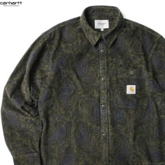 CARHARTT WIP L/S FLINT SHIRT (PAISLEY PRINT/PLANT)