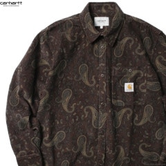 CARHARTT WIP L/S FLINT SHIRT (PAISLEY PRINT/BUCKEYE)