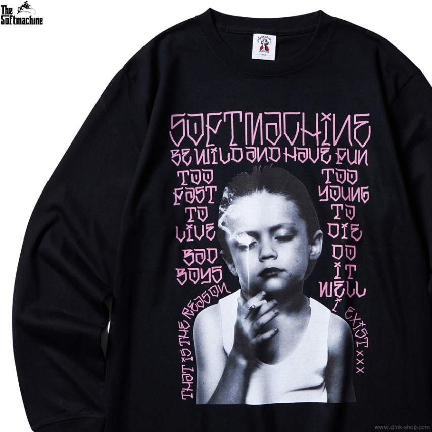 CLINK｜SOFTMACHINE BOYHOOD L/S (BLACK)｜東京・吉祥寺｜SOFTMACHINE