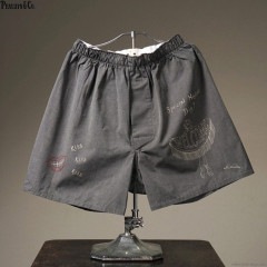 PEANUTS & CO.  GLAD HAND & Co. STANDARD BOXER SHORTS - PANTY MESSAGE SPECIAL NIGHTS! (BLACK)