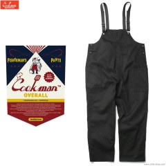 COOKMAN FISHERMAN'S BIB OVERALL BLACK