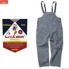 COOKMAN FISHERMAN'S BIB OVERALL HICKORY