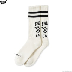 EVILACT DCB LONG SOCKS (OFF WHITE) [EA-WFRSS-A02]