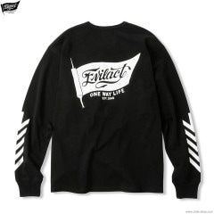 EVILACT FLAG LS (BLACK) [EA-WFRSS-T01]
