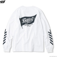 EVILACT FLAG LS (WHITE) [EA-WFRSS-T01]