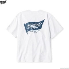 EVILACT FLAG SS (WHITE) [EA-WFRSS-T08]