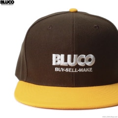 BLUCO 6-PANEL CAP -LOGO- (BROWN) [145-61-019]