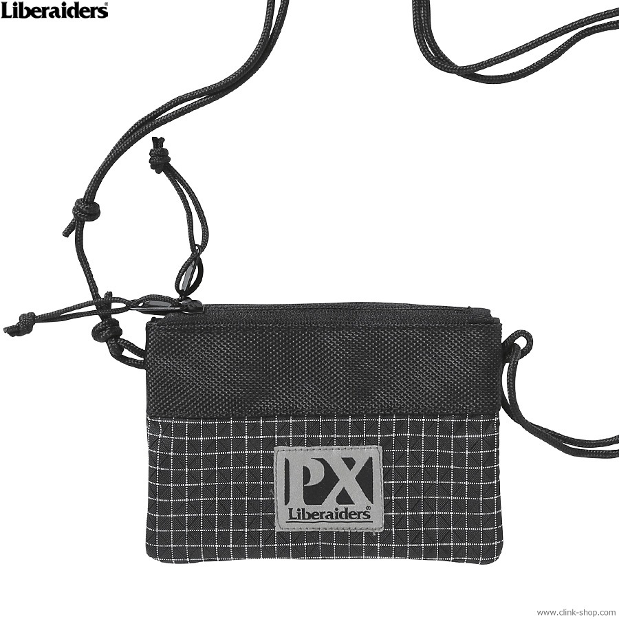 CLINK｜LIBERAIDERS PX GRID NYLON DOUBLE ZIP POUCH #87904｜東京