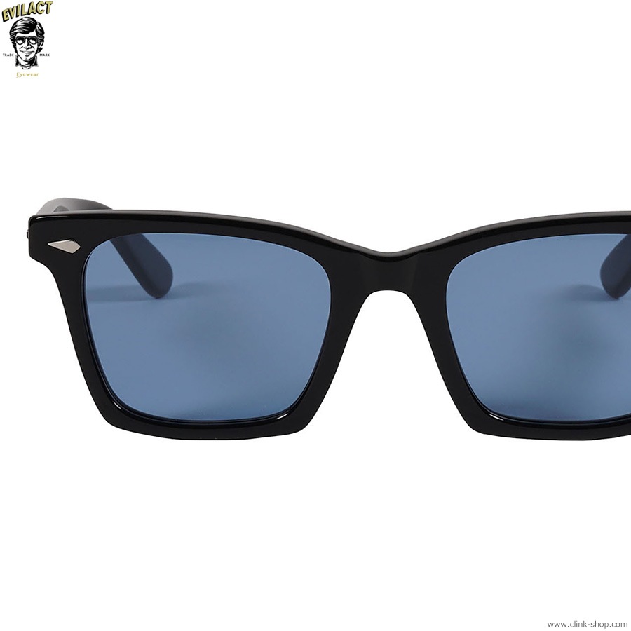 CLINK｜EVILACT EYEWEAR MUSTANG - BLACK/BLUE LENS [EAE24-21-03