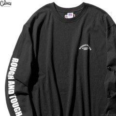 CLUCT ROUGH AND TOUGH [RUSSELL L/S TEE] (BLACK)