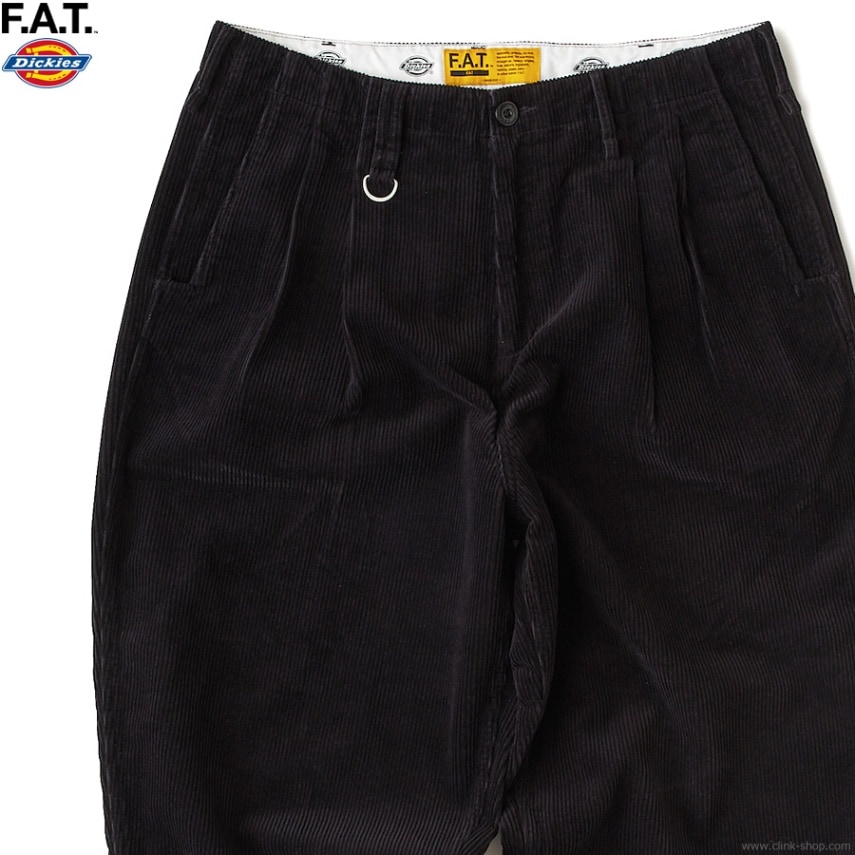 FAT × DICKIES / 24AW/WALLIES/コーデュロイパンツ/BRD/F32420-PN17 CLINK｜F.A.T. × Dickies WALLIES (BLACK) [F32420-PN17]｜東京