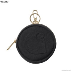 CARHARTT WIP CLARTON ZIP WALLET (BLACK)