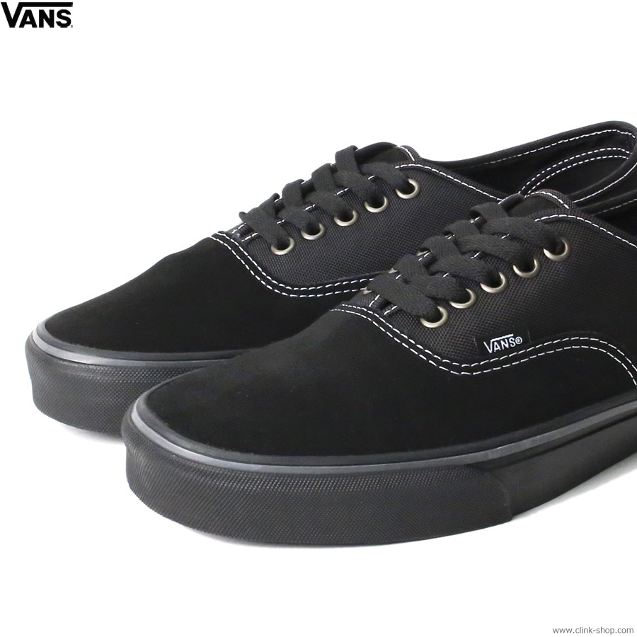 【VANS】オーセンティック スニーカー SUEDE BLACK ブラック CLINK|VANS AUTHENTIC SUEDE CORDURA BLACK|東京・吉祥寺