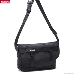CHROME COURIER FLAP MSNGR 6L (BLACK)