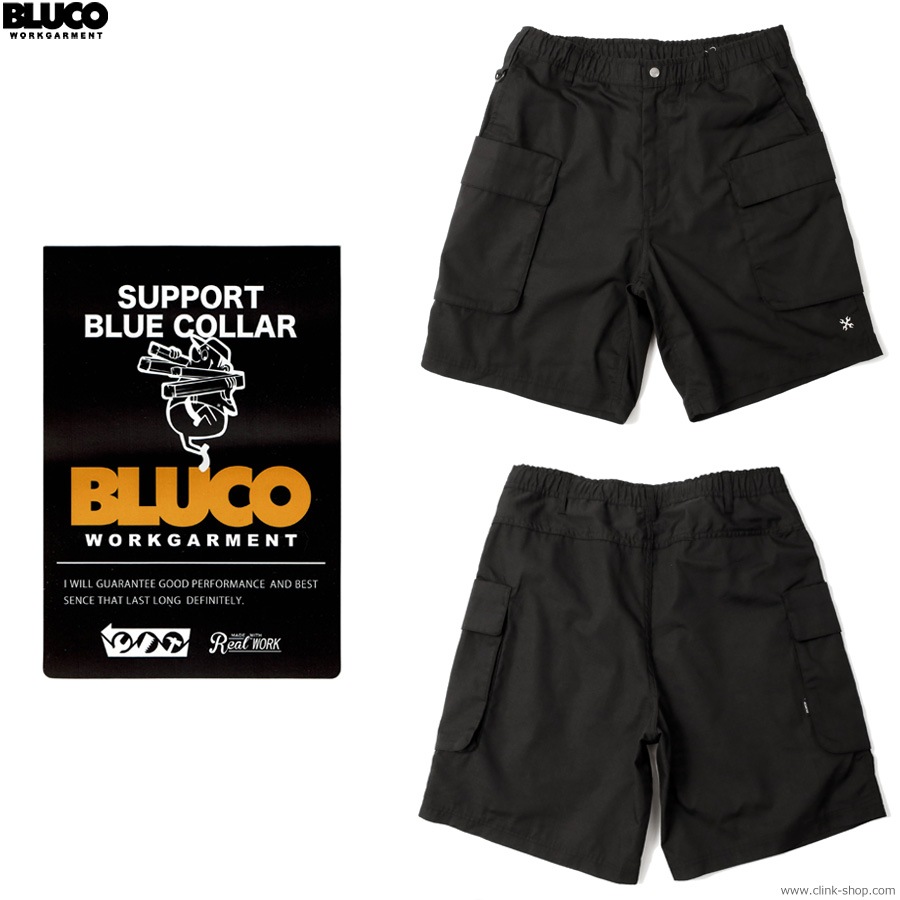CLINK｜SALE 30％OFF BLUCO RIPSTOP CARGO SHORTS (BLACK) [153-45-007