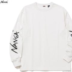 NANGA ECO HYBRID SLV LOGO L/S TEE