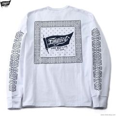 EVILACT BANDANA LS (WHITE) [EA25-ACT1-T03]