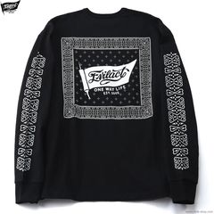 EVILACT BANDANA LS (BLACK) [EA25-ACT1-T03]