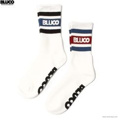 BLUCO 2-PACK SOX -Line- (WHITE/NAVY&WHITE/BURGUNDY) [153-55-003]