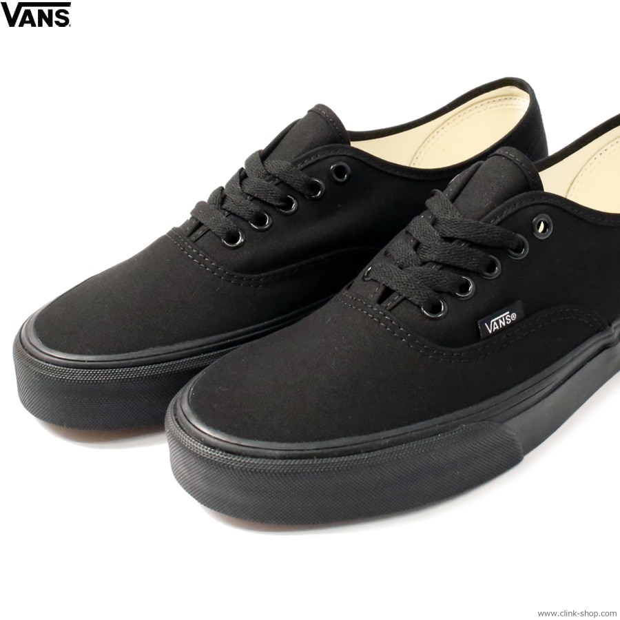 【VANS】 ヴァンズ AUTHENTIC BLACK/BLACK/GUM 国内発送 VANS Authentic バンズ オーセンティック ブラックxガムソール