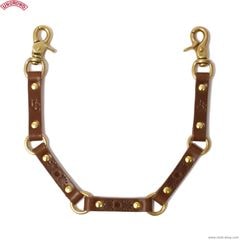 UNCROWD LEATHER WALLET CHAINS (BROWN) [255-75-005]