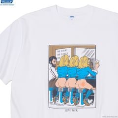 RADIALL LOVE BEER - CREW NECK T-SHIRT S/S (WHITE) [RAD-25SS-TEE013]
