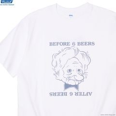 RADIALL AFTER BEER - CREW NECK T-SHIRT S/S (WHITE) [RAD-25MS-TEE003]