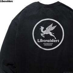 LIBERAIDERS CIRCLE LOGO CREWNECK (BLACK)