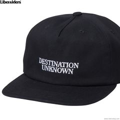 LIBERAIDERS DESTINATION UNKNOWN CAP (BLACK) #77904