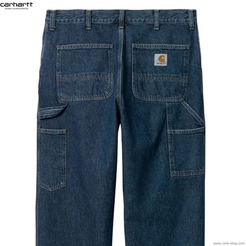 CARHARTT WIP SINGLE KNEE PANT (BLUE STONE WASHED)