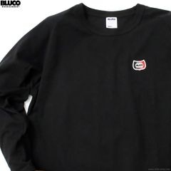BLUCO HEAVY DRY COTTON RAGLAN L/S TEE -Champ- (BLACK) [155-12-012]