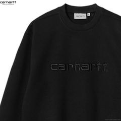 CARHARTT WIP CARHARTT SWEATSHIRT (BLACK/BLACK)