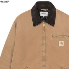 CARHARTT WIP OG DETROIT JACKET - Hamilton Brown / Tobacco (stone canvas)