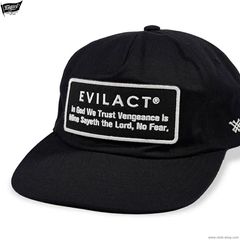 EVILACT EVILACT WP TRUCKER CAP (BLACK) [EA25-ACT2-C01]