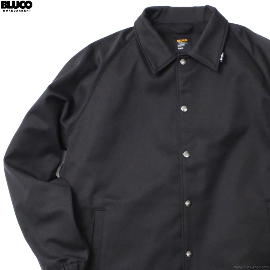【BLUCO】STRETCH WARM COACH JACKET　BLACK CLINK｜SALE 20％OFF BLUCO STRETCH WARM COACH JACKET (BLACK) [157